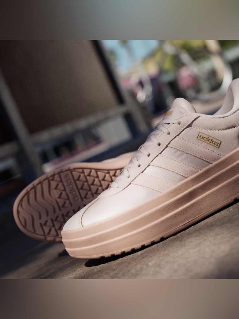 🆕 adidas VL Court Bold Platform Sneakers Pink Women’s Size 8, 10 NIB